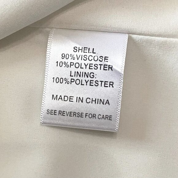 LUCY PARIS WHITE LAUREN PAPERBACK BROWN BUTTON FRONT MINI SKIRT - M - Picture 9 of 9